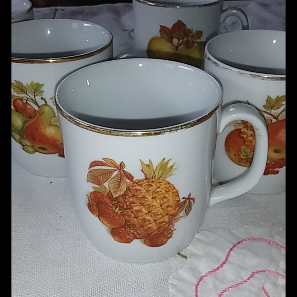 Set of 6 Vintage Bareuther Waldsassen Cups